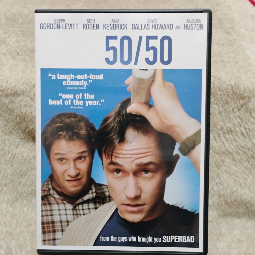 50/50 DVD Joseph Gordon-Levitt Seth Rogen Comedy Drama Summit Entertainment